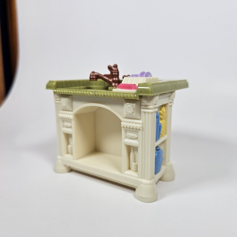 Fisher Price Loving Family‎ Dollhouse Furniture - Kitchen Island - 2008 - Sink